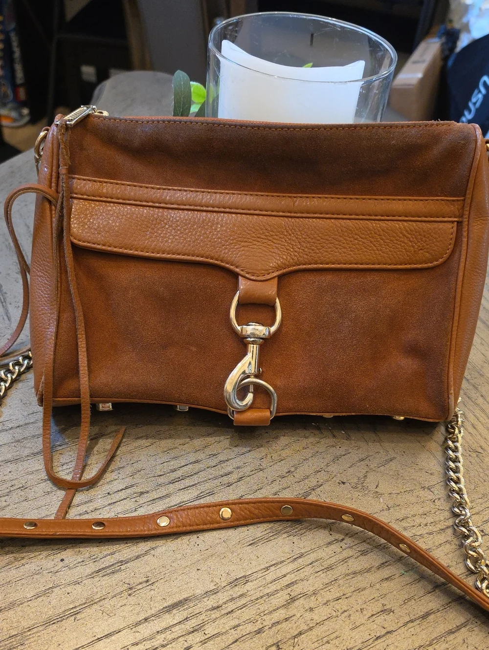 Brown Leather Crossbody Bag Rebecca Minkoff